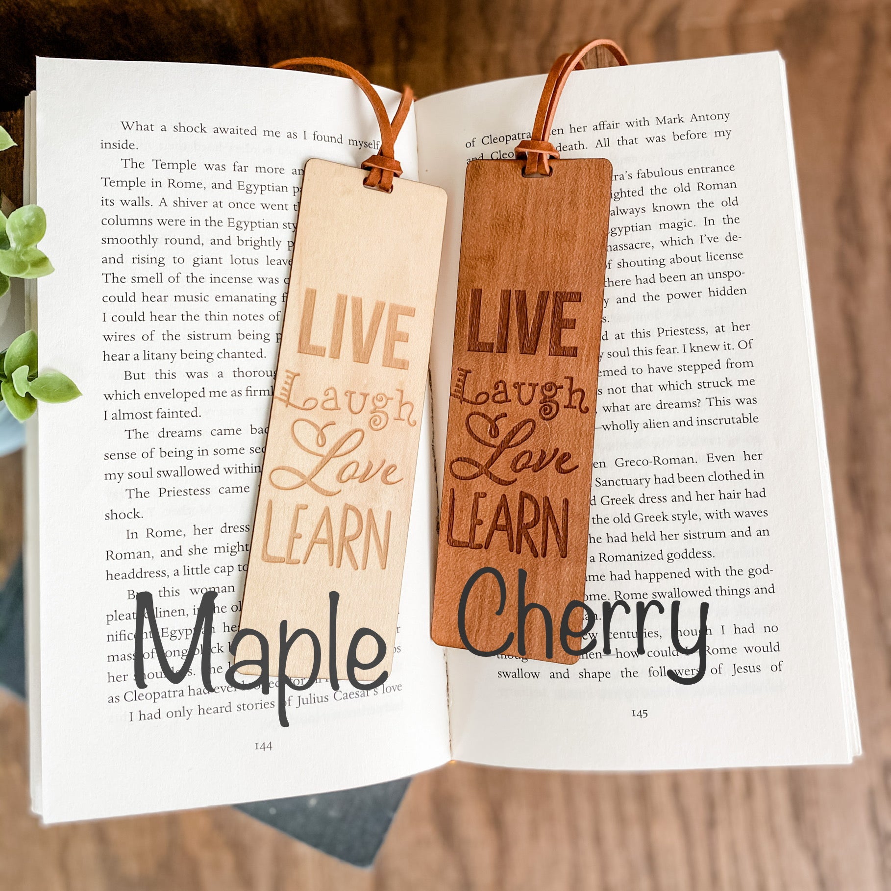 Personalized Wood Bookmarks, Custom Bookmark, Choice of design all