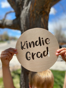 Round Text Plaque
