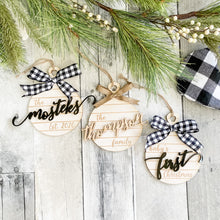 Load image into Gallery viewer, Personalized Shiplap Ornament
