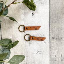 Load image into Gallery viewer, Vegan Leather Keychain - Small
